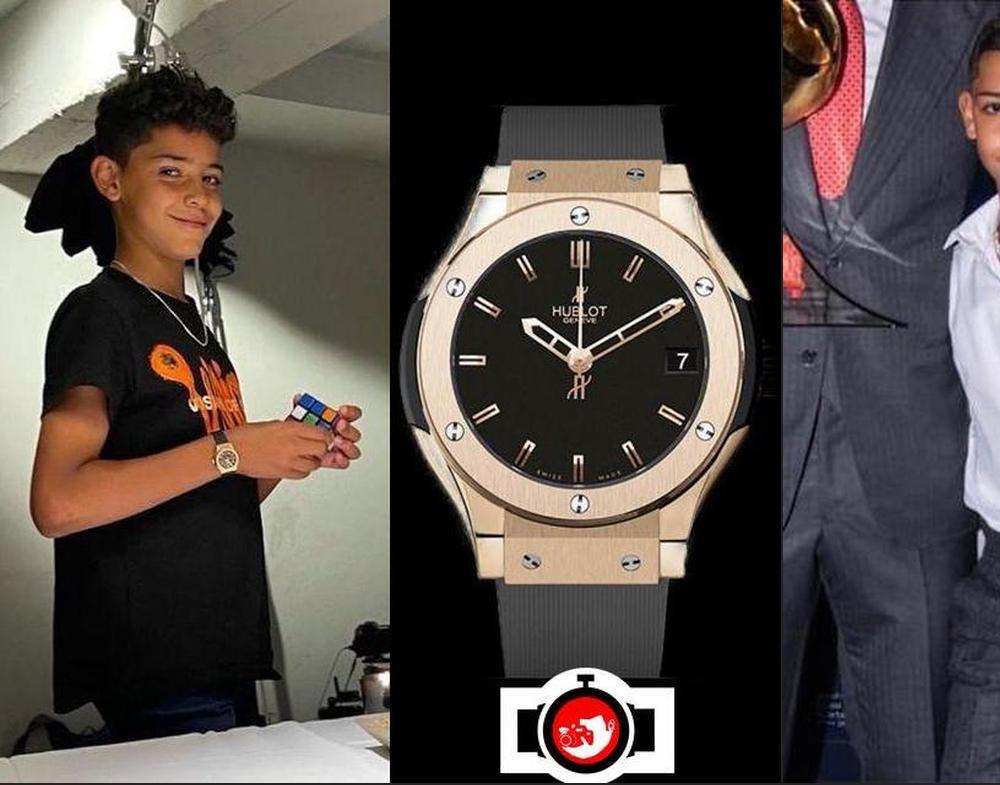 Cristiano Ronaldo Junior's Impressive Watch Collection Featuring Hublot and Rolex